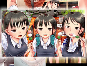 【女学生覗き見フルカラーイラスト】3人組修学旅行